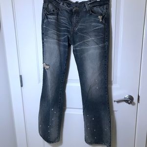 NWOT Armani Exchange Distressed Destroyed Jeans 12